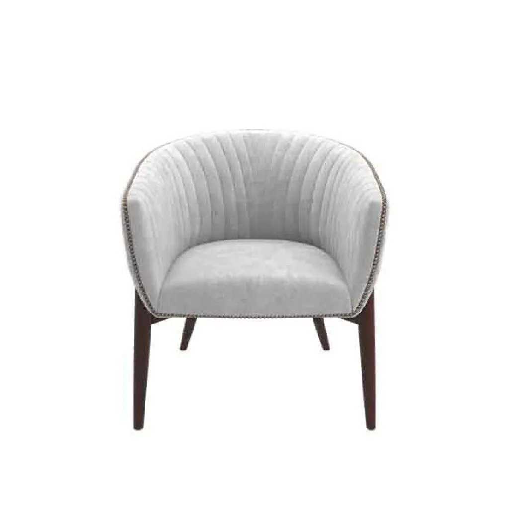 Kellex HC09576-05 Moira Arm Chair With Channeling with Nail Head