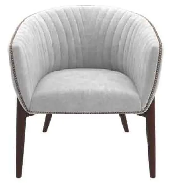 Kellex HC09576-05 Moira Arm Chair With Channeling with Nail Head Kellex HC09576-05 Moira Arm Chair With Channeling with Nail Head