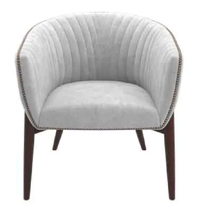 Kellex HC09576-05 Moira Arm Chair With Channeling with Nail Head Kellex HC09576-05 Moira Arm Chair With Channeling with Nail Head