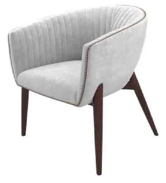 Kellex HC09576-05 Moira Arm Chair With Channeling with Nail Head Kellex HC09576-05 Moira Arm Chair With Channeling with Nail Head