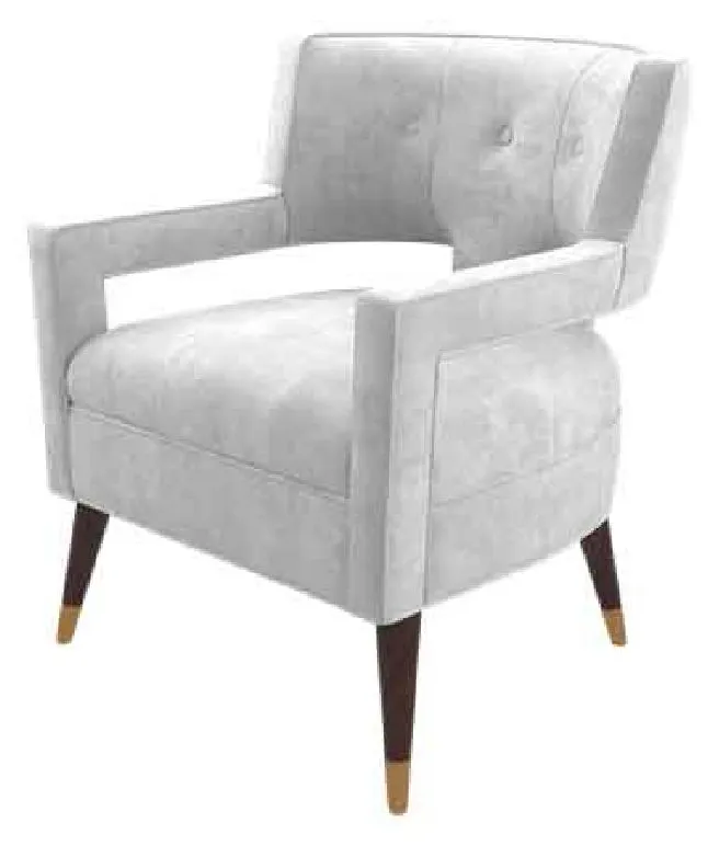 Kellex HC09604-05 Henrietta Lounge Chair With Ferrules Kellex HC09604-05 Henrietta Lounge Chair With Ferrules