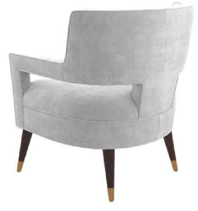 Kellex HC09604-05 Henrietta Lounge Chair With Ferrules Kellex HC09604-05 Henrietta Lounge Chair With Ferrules