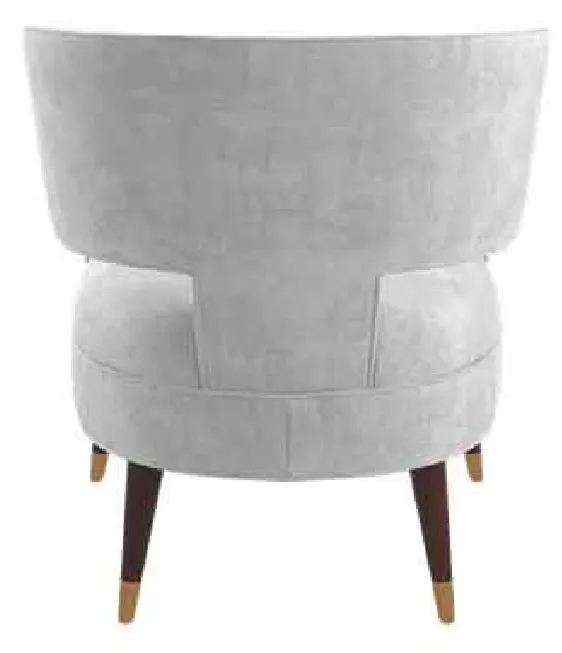 Kellex HC09604-05 Henrietta Lounge Chair With Ferrules Kellex HC09604-05 Henrietta Lounge Chair With Ferrules