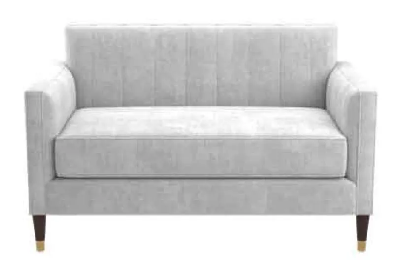 Kellex HC09620-15RS Ginger Settee With Ferrules And Removable Seating Kellex HC09620-15RS Ginger Settee With Ferrules And Removable Seating