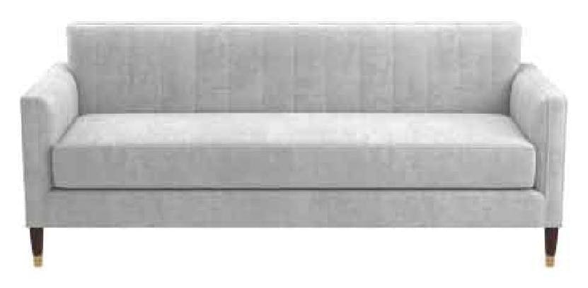 Kellex HC09620-30RS Ginger Sofa With Ferrules And Removable Seating Kellex HC09620-30RS Ginger Sofa With Ferrules And Removable Seating