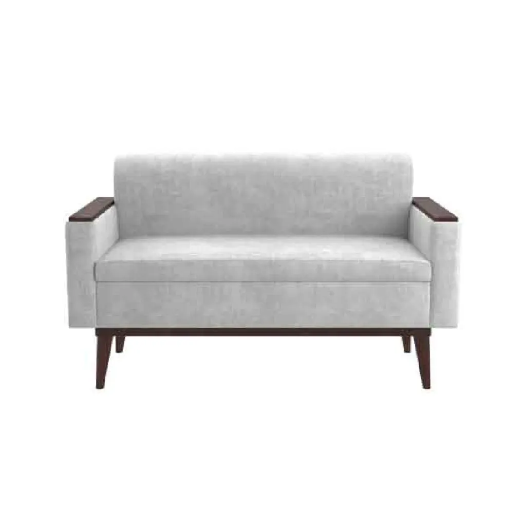 Kellex HC09660-20 Shiloh Loveseat With Wood Arm Caps