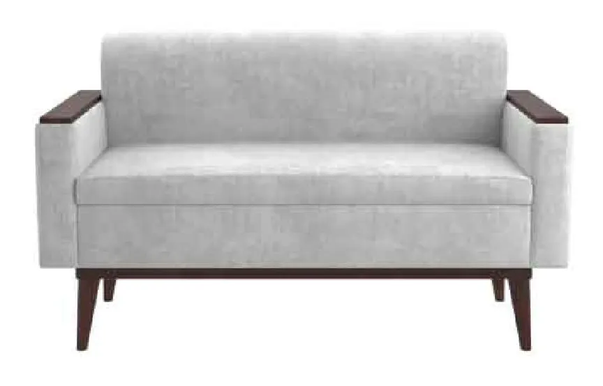 Kellex HC09660-20 Shiloh Loveseat With Wood Arm Caps Kellex HC09660-20 Shiloh Loveseat With Wood Arm Caps