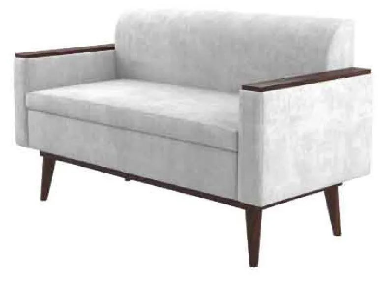 Kellex HC09660-20 Shiloh Loveseat With Wood Arm Caps Kellex HC09660-20 Shiloh Loveseat With Wood Arm Caps