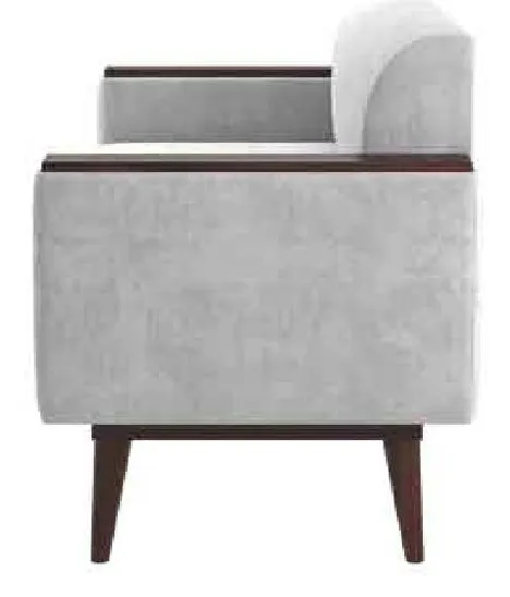 Kellex HC09660-20 Shiloh Loveseat With Wood Arm Caps Kellex HC09660-20 Shiloh Loveseat With Wood Arm Caps