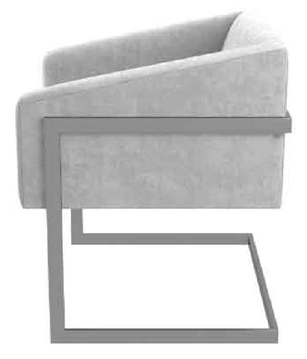 Kellex HC09667-05 Bertram Chair With Standard Powder Coat Kellex HC09667-05 Bertram Chair With Standard Powder Coat