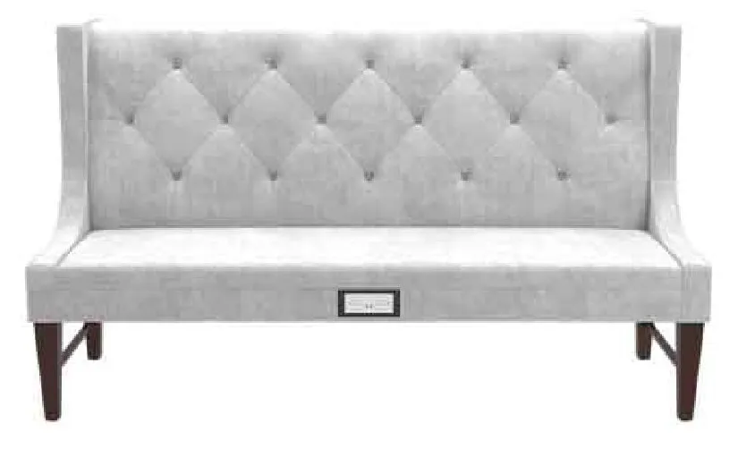 Kellex HC1642-15P Vivian 80 inch Settee With Power Source Kellex HC1642-15P Vivian 80 inch Settee With Power Source