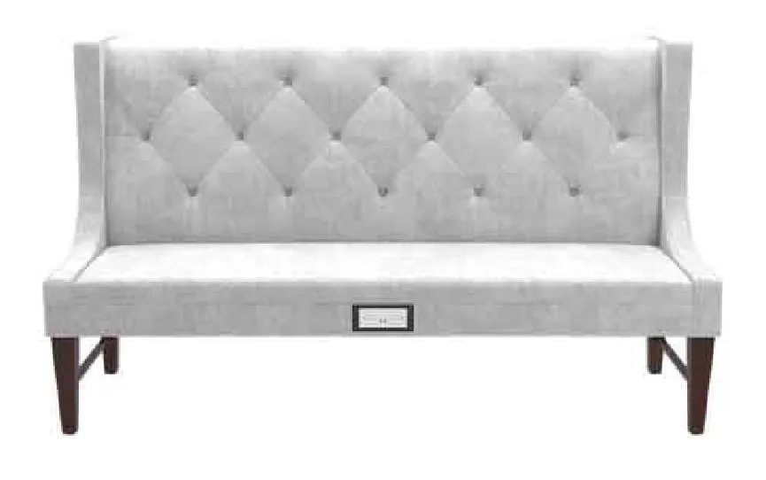 Kellex HC1642-15P Vivian 80 inch Settee With Power Source Kellex HC1642-15P Vivian 80 inch Settee With Power Source
