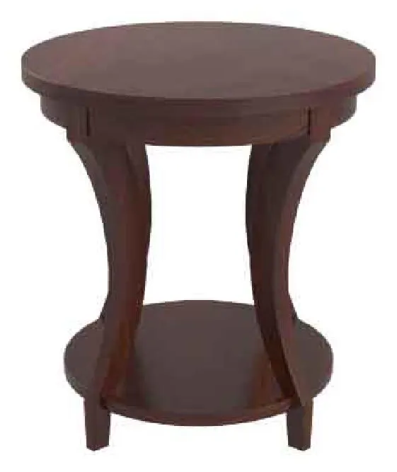 Kellex HC1961-31R Dixon Round Hpl End Table Kellex HC1961-31R Dixon Round Hpl End Table