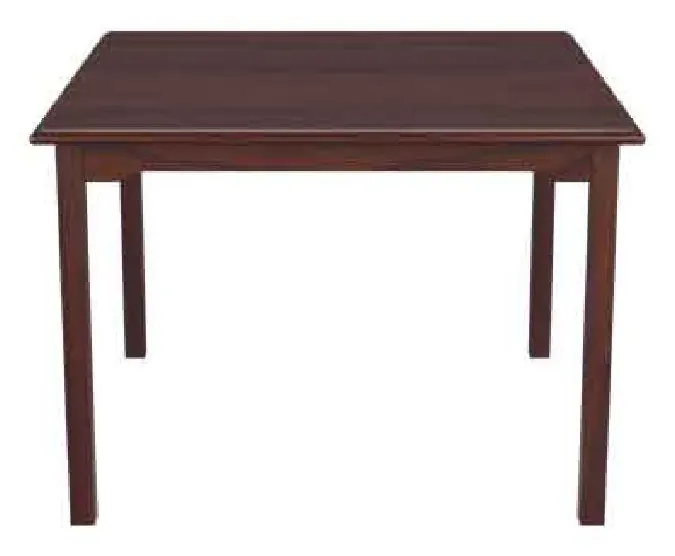 Kellex HC30612 Wood Table 42 inch x 42 inch Square with Wood Straight Legs No Ferrules Shipped Kd Kellex HC30612 Wood Table 42 inch x 42 inch Square with Wood Straight Legs No Ferrules Shipped Kd