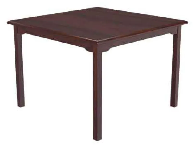 Kellex HC30612 Wood Table 42 inch x 42 inch Square with Wood Straight Legs No Ferrules Shipped Kd Kellex HC30612 Wood Table 42 inch x 42 inch Square with Wood Straight Legs No Ferrules Shipped Kd