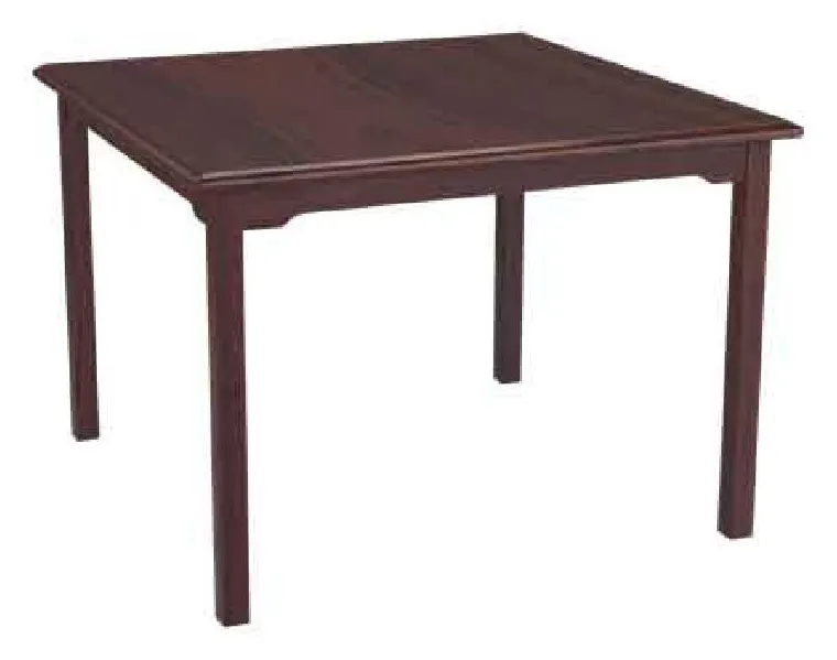 Kellex HC30612 Wood Table 42 inch x 42 inch Square with Wood Straight Legs No Ferrules Shipped Kd Kellex HC30612 Wood Table 42 inch x 42 inch Square with Wood Straight Legs No Ferrules Shipped Kd