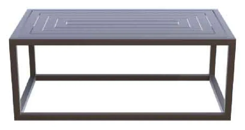 Kellex OD-HC09675-21T Grove Outdoor Rectangle Cocktail Table Kellex OD-HC09675-21T Grove Outdoor Rectangle Cocktail Table