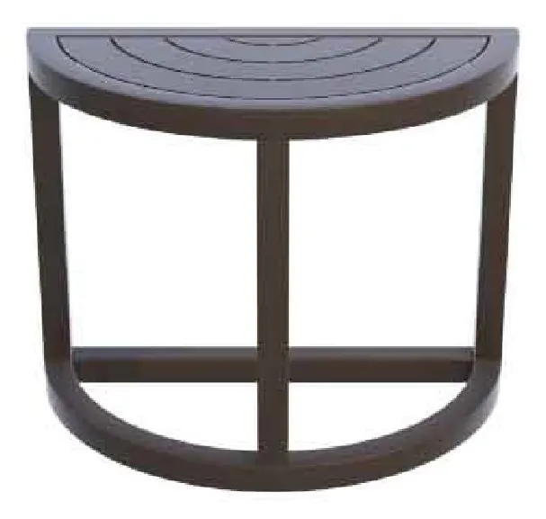 Kellex OD-HC09675-31R Grove Outdoor Crescent End Table Kellex OD-HC09675-31R Grove Outdoor Crescent End Table