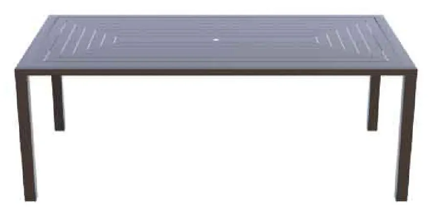 Kellex OD-HC09675-71T Grove Outdoor Rectangle Dining Table Kellex OD-HC09675-71T Grove Outdoor Rectangle Dining Table
