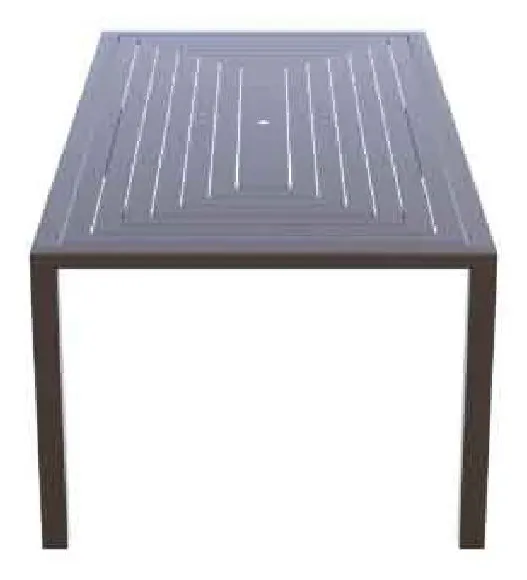 Kellex OD-HC09675-71T Grove Outdoor Rectangle Dining Table Kellex OD-HC09675-71T Grove Outdoor Rectangle Dining Table
