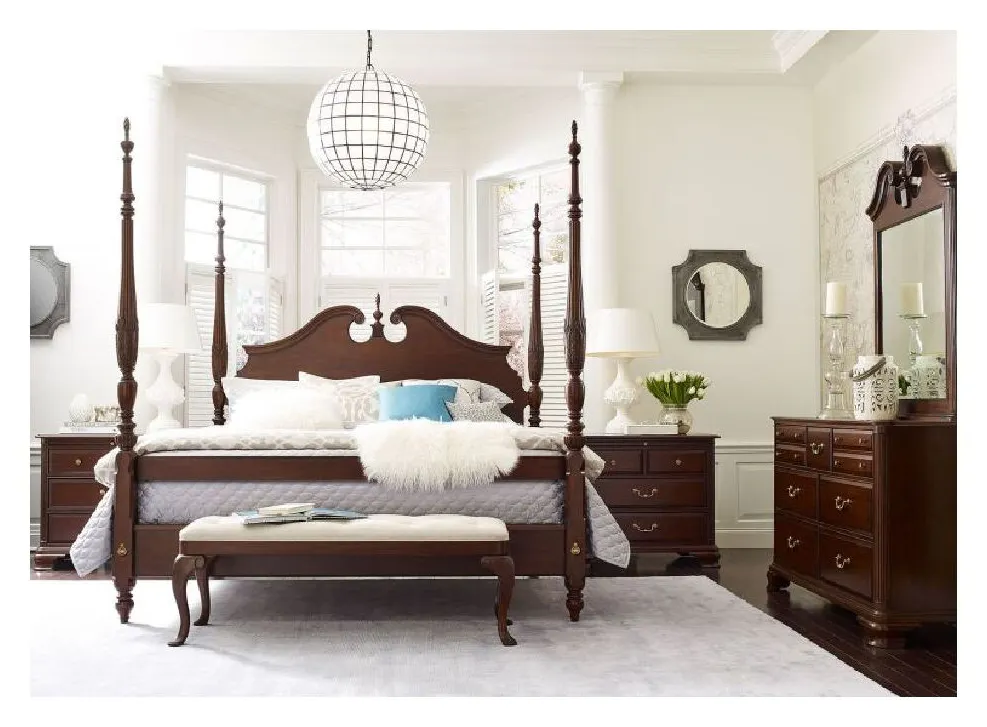 Kincaid 607-324P Hadleigh Queen Rice Carved Bed Kincaid 607-324P Hadleigh Queen Rice Carved Bed