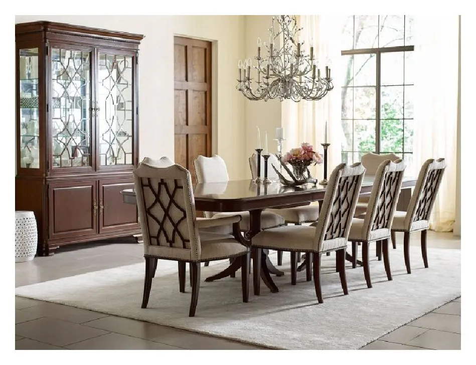 Kincaid 607-744P Hadleigh Double Pedestal Dining Table Kincaid 607-744P Hadleigh Double Pedestal Dining Table