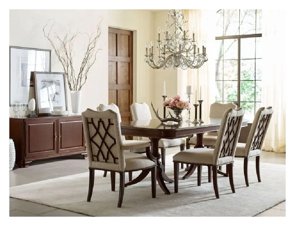 Kincaid 607-744P Hadleigh Double Pedestal Dining Table Kincaid 607-744P Hadleigh Double Pedestal Dining Table