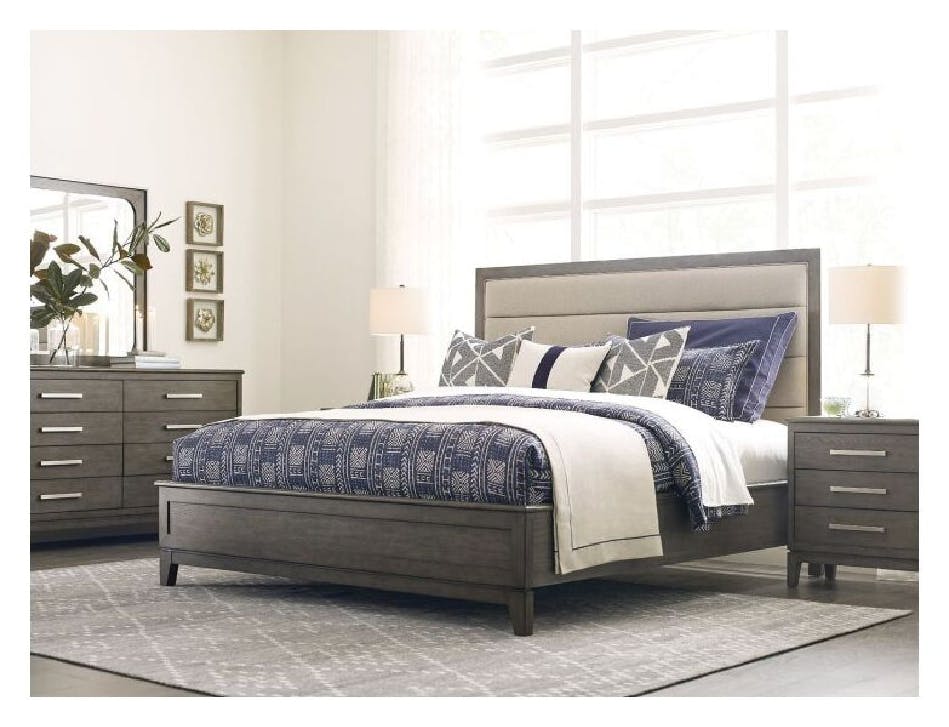 Kincaid 863-326P Cascade Ross King Upholstered Panel Bed Complete Kincaid 863-326P Cascade Ross King Upholstered Panel Bed Complete