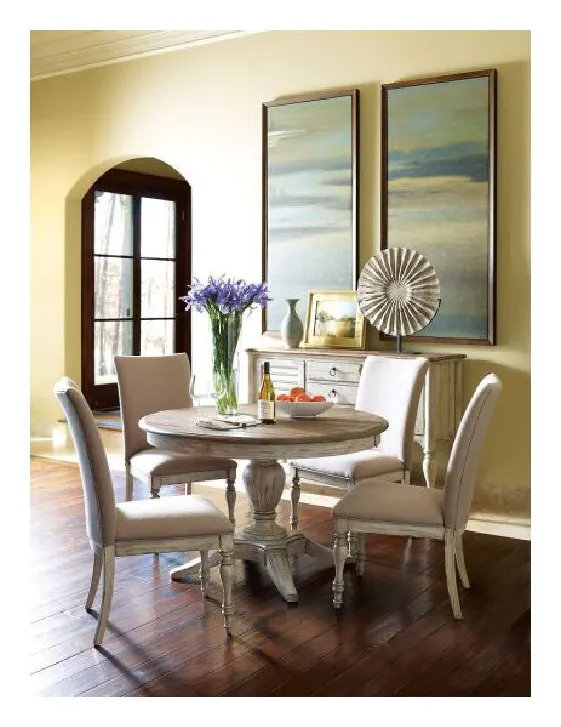 Kincaid 75-052P Weatherford Milford Dining Table Cornsilk Kincaid 75-052P Weatherford Milford Dining Table Cornsilk
