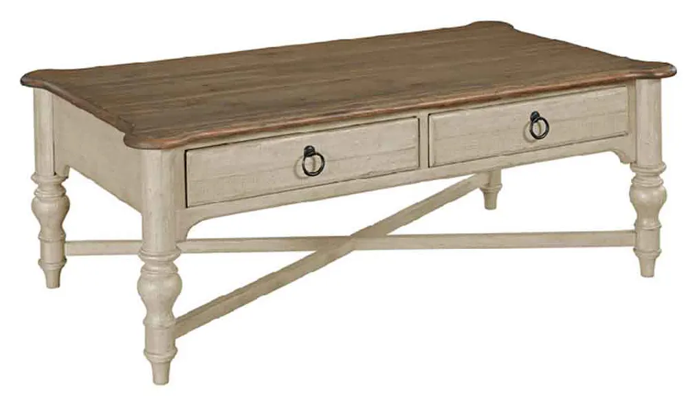 Kincaid 75-023 Weatherford Cocktail Table Cornsilk Kincaid 75-023 Weatherford Cocktail Table Cornsilk