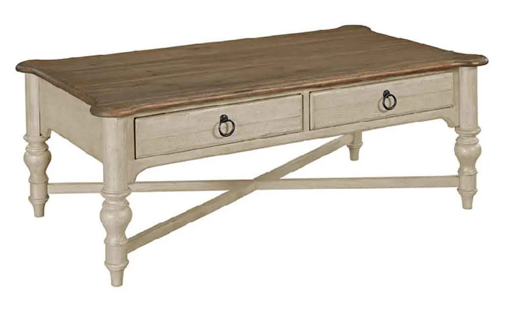 Kincaid 75-023 Weatherford Cocktail Table Cornsilk Kincaid 75-023 Weatherford Cocktail Table Cornsilk
