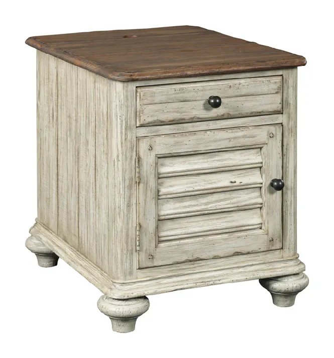 Kincaid 75-026 Weatherford Chairside Chest Cornsilk Kincaid 75-026 Weatherford Chairside Chest Cornsilk