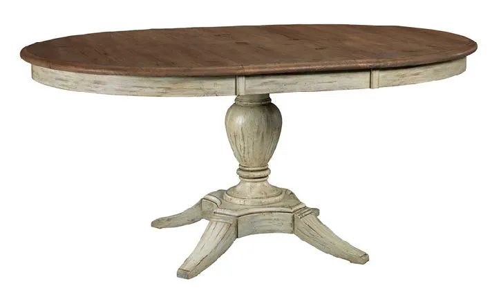 Kincaid 75-052P Weatherford Milford Dining Table Cornsilk