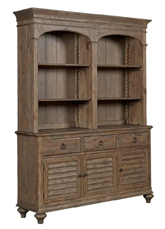 Kincaid 76-079p Weatherford Hastings Open Hutch and Buffet