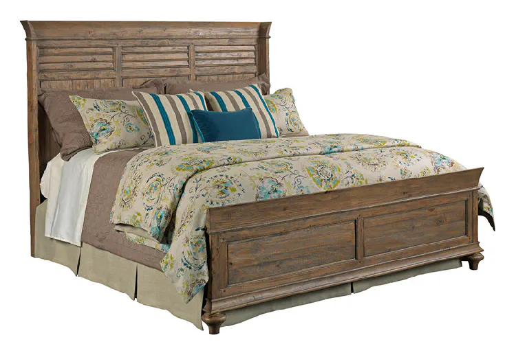 Kincaid 76-131 Weatherford Shelter Bed Cal King Heather Kincaid 76-131 Weatherford Shelter Bed Cal King Heather