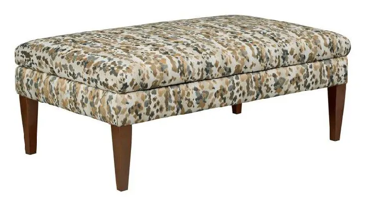 Kincaid UPH-OTT1-S1 Large Cocktail Ottoman Tapered Leg Storage Kincaid UPH-OTT1-S1 Large Cocktail Ottoman Tapered Leg Storage