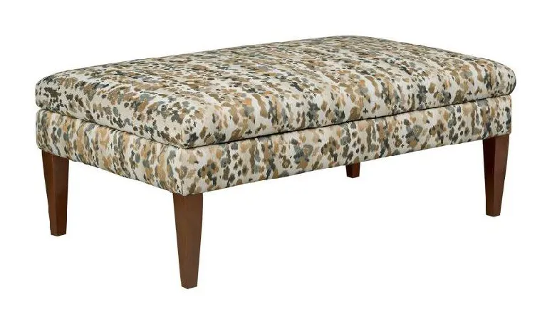 Kincaid UPH-OTT1-S1 Large Cocktail Ottoman Tapered Leg Storage Kincaid UPH-OTT1-S1 Large Cocktail Ottoman Tapered Leg Storage
