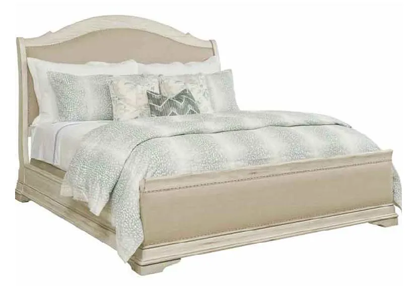 Kincaid 020-323P Selwyn Kelly Upholstered Sleigh Queen Bed Complete Kincaid 020-323P Selwyn Kelly Upholstered Sleigh Queen Bed Complete