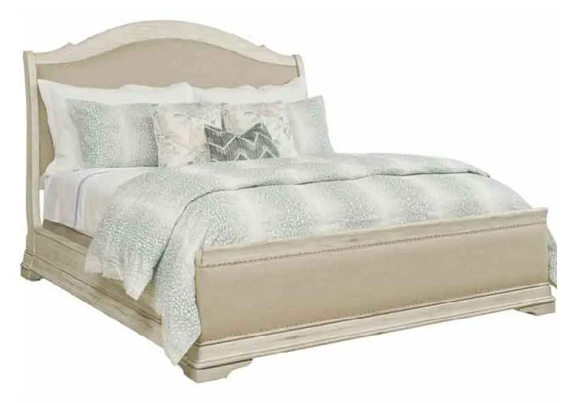 Kincaid 020-326P Selwyn Kelly Upholstered Sleigh King Bed Complete Kincaid 020-326P Selwyn Kelly Upholstered Sleigh King Bed Complete