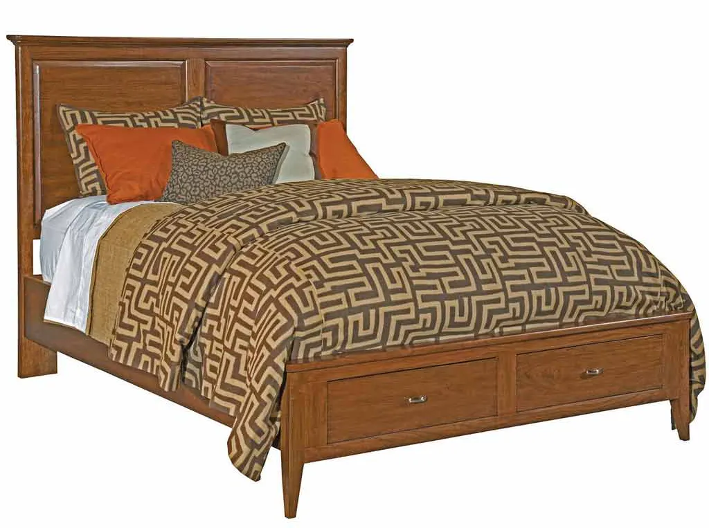 Kincaid 63-135V Cherry Park Panel Bed Queen with storage Kincaid 63-135V Cherry Park Panel Bed Queen with storage