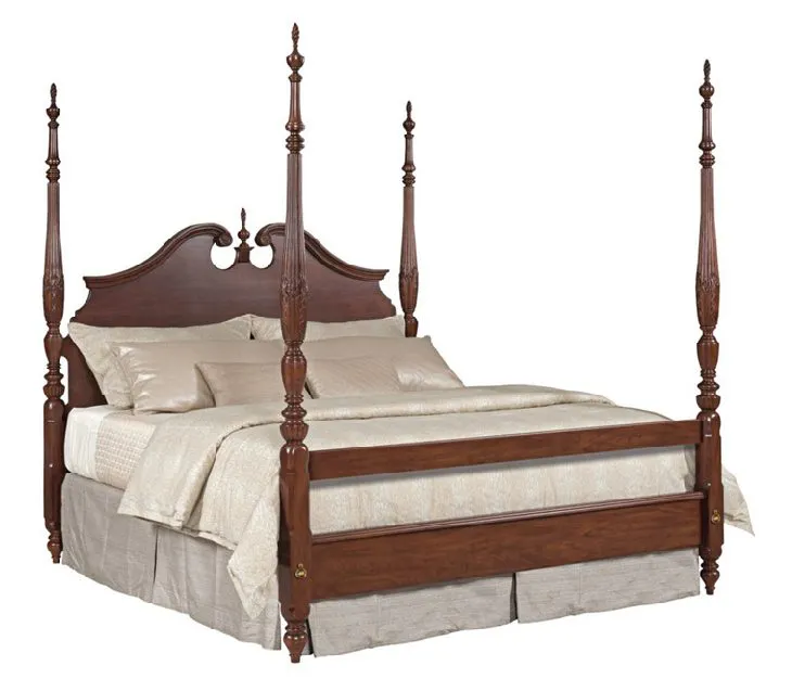 Kincaid 607-327P Hadleigh California King Rice Carved Bed