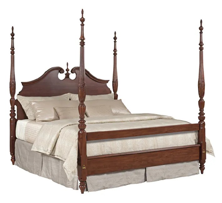 Kincaid 607-327P Hadleigh California King Rice Carved Bed Kincaid 607-327P Hadleigh California King Rice Carved Bed