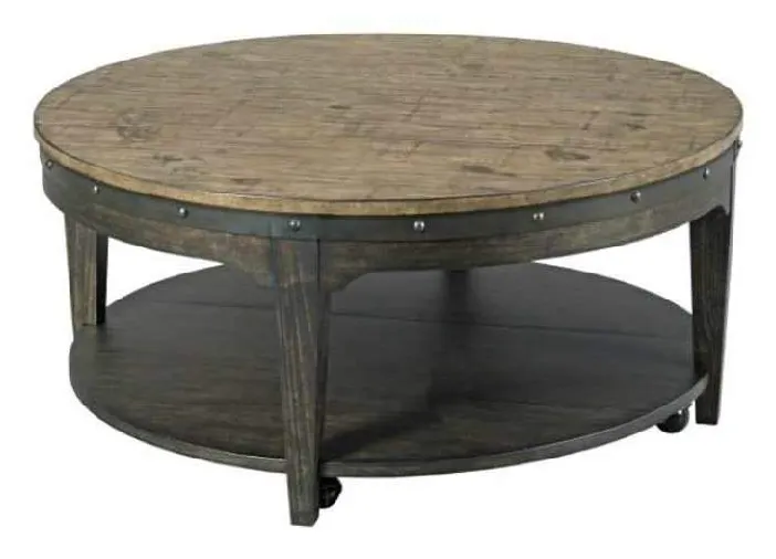Kincaid 706-911C Plank Road Artisans Round Cocktail Table Kincaid 706-911C Plank Road Artisans Round Cocktail Table