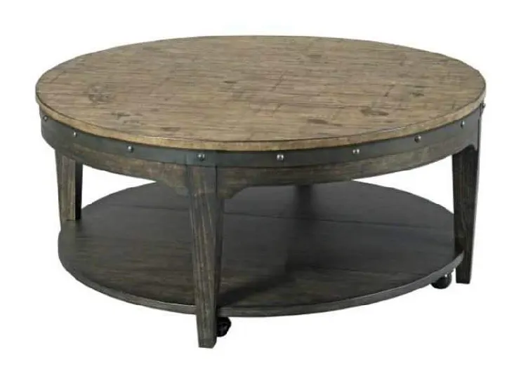 Kincaid 706-911C Plank Road Artisans Round Cocktail Table Kincaid 706-911C Plank Road Artisans Round Cocktail Table