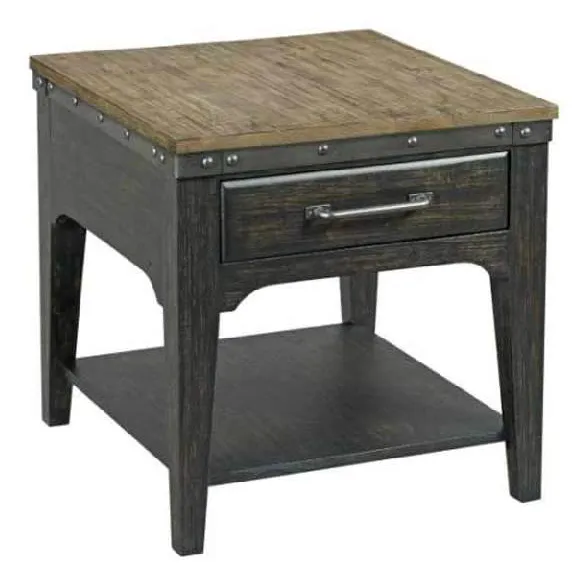 Kincaid 706-915C Plank Road Artisans Rectangular Drawer End Table Kincaid 706-915C Plank Road Artisans Rectangular Drawer End Table