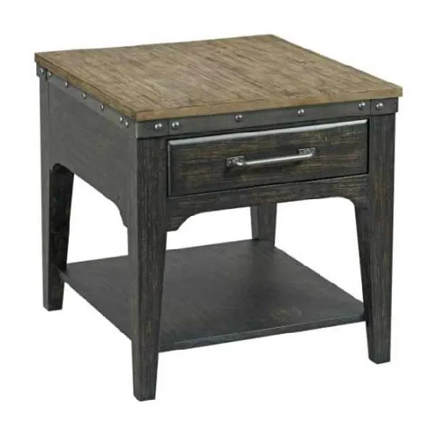 Kincaid 706-915C Plank Road Artisans Rectangular Drawer End Table Kincaid 706-915C Plank Road Artisans Rectangular Drawer End Table