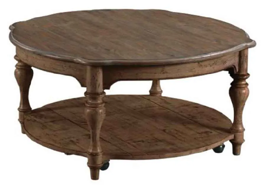 Kincaid 76-024 Weatherford Bolton Round Cocktail Table Kincaid 76-024 Weatherford Bolton Round Cocktail Table