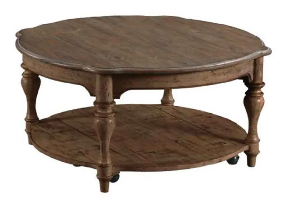 Kincaid 76-024 Weatherford Bolton Round Cocktail Table Kincaid 76-024 Weatherford Bolton Round Cocktail Table
