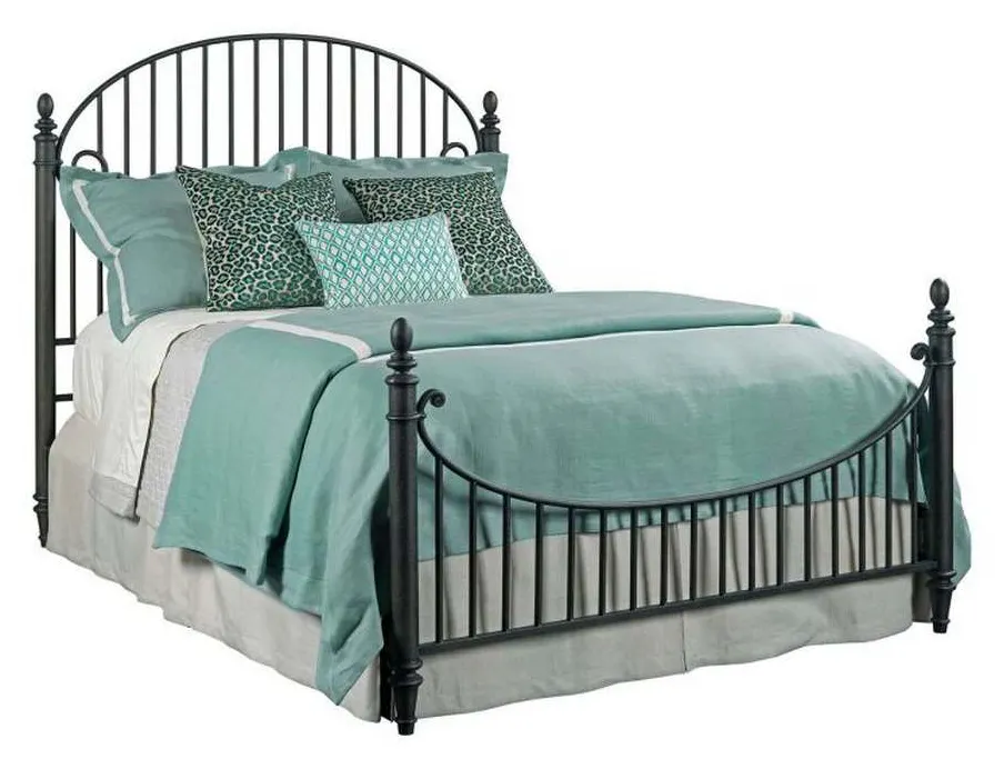 Kincaid 76-126P Weatherford Caitlins King Metal Bed Complete Kincaid 76-126P Weatherford Caitlins King Metal Bed Complete