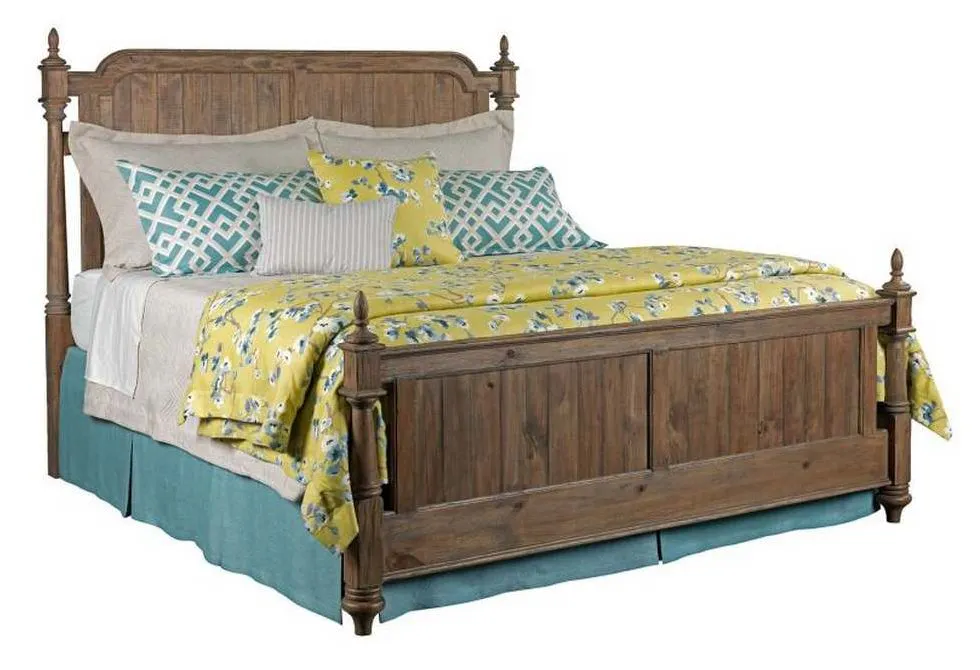 Kincaid 76-136P Weatherford Westland King Bed Complete